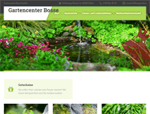 Tablet Screenshot of gartencenter-bosse.de